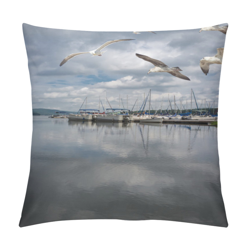 Personality  Summer Lake Marina Pillow Covers