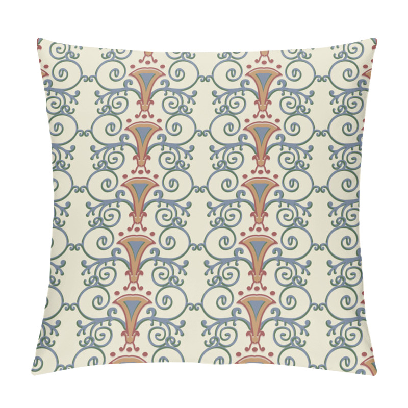 Personality  Seamless Pattern Stylized The Ancient Roman Pillow Covers