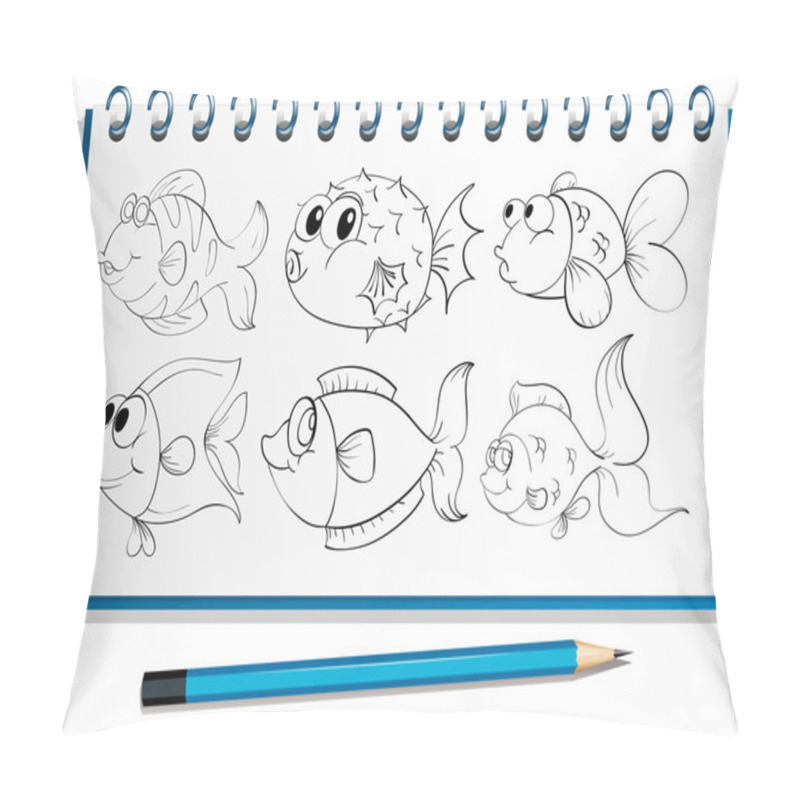 Personality  A Notebook With A Doodle Design At The Cover Page Pillow Covers