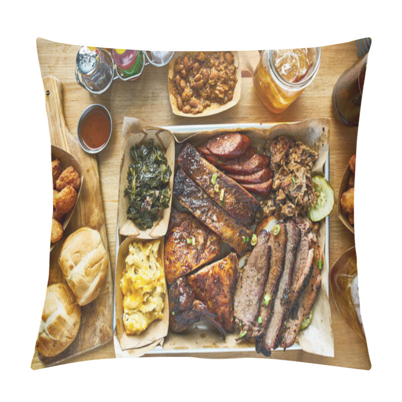 Personality  Texas Style Bbq Meal With All The Fixings Pillow Covers