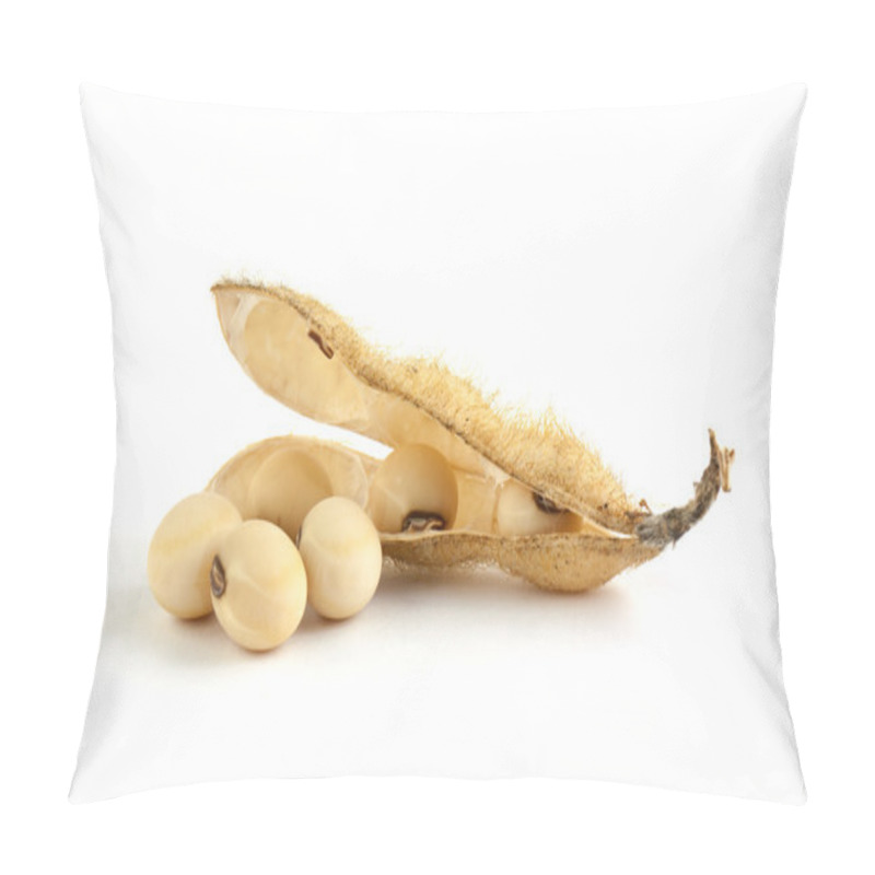 Personality  Soybean Isolated On White Background Pillow Covers