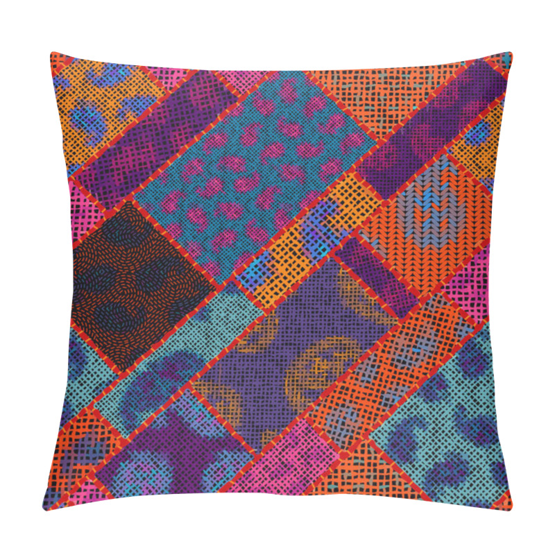 Personality  Imitation Of A Texture Of Rough Canvas. Seamless Pattern. Pillow Covers