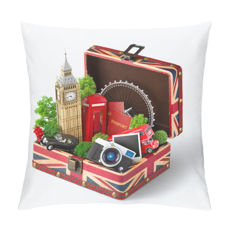 Personality  London Traveling Concept Pillow Covers