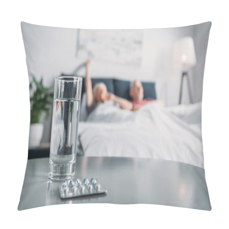 Personality  Glass Of Water And Medicines Pillow Covers