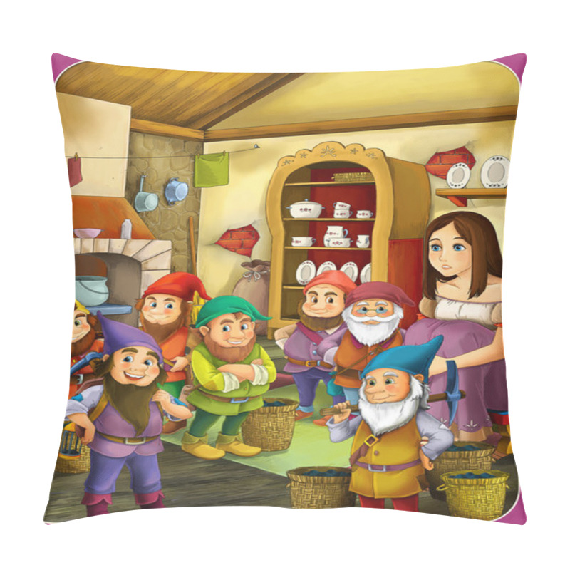 Personality  Fairy-tale Characters - Snow White And The Seven Dwarfs Pillow Covers