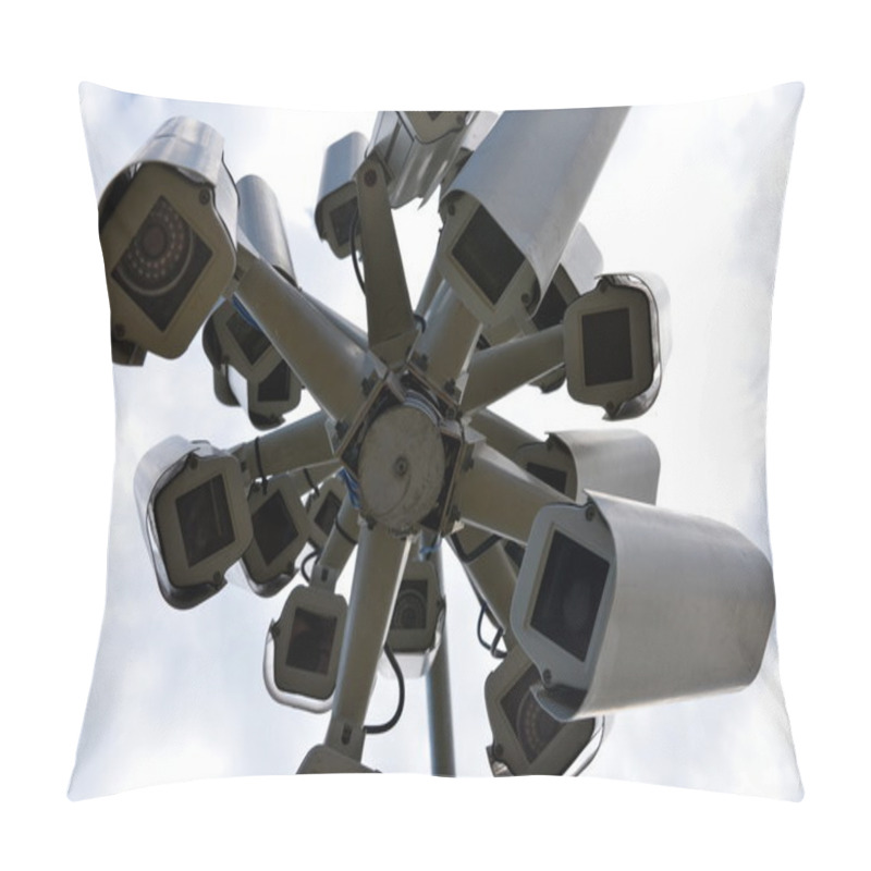 Personality  'nest' Of Surveillance Cameras Pillow Covers