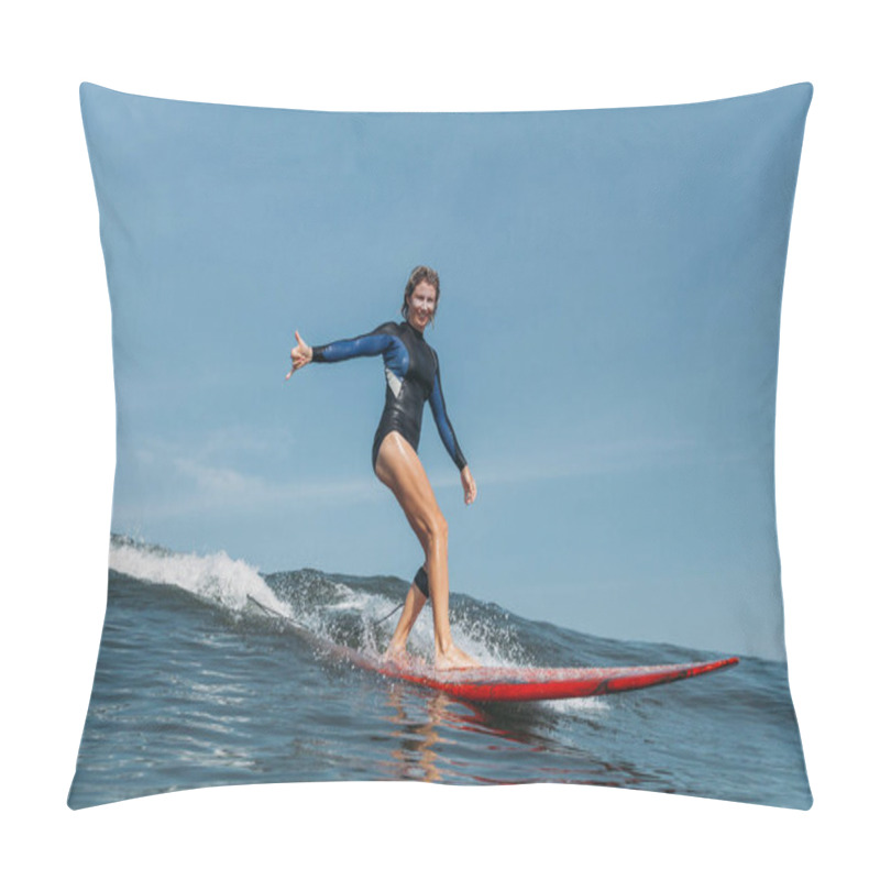 Personality  Surf Woman Pillow Covers