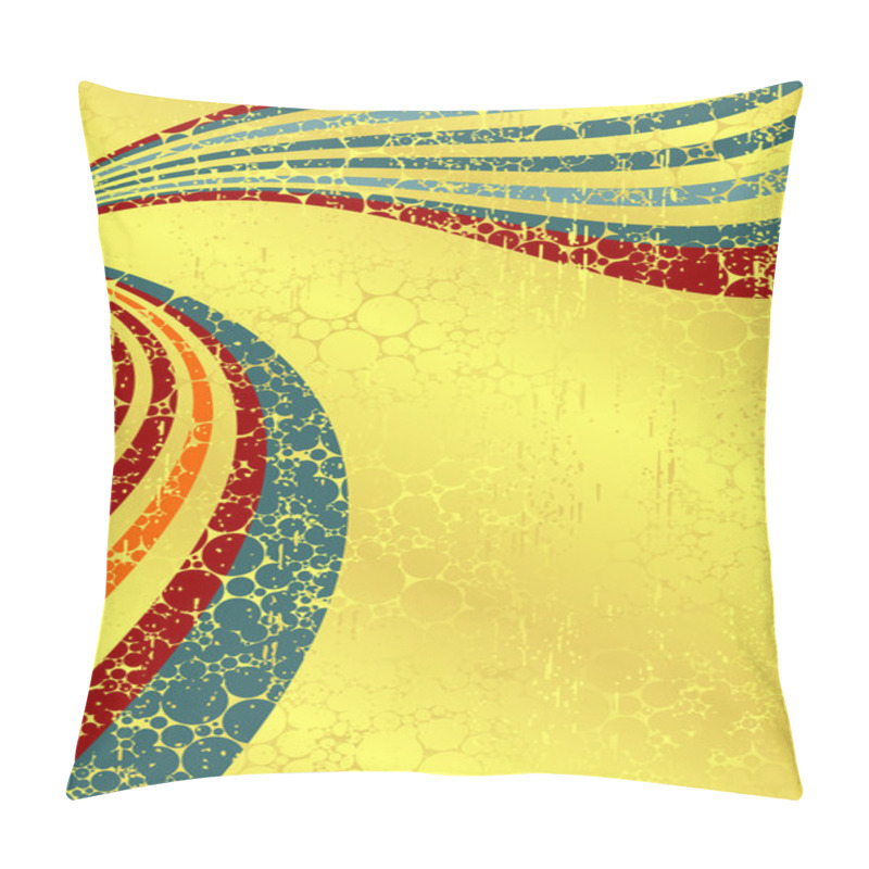 Personality  Gold Stripped Background Pillow Covers