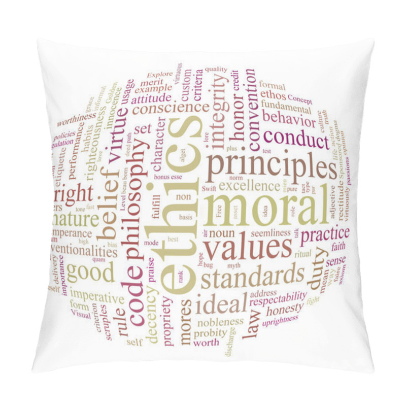 Personality  Ethics And Morales Pillow Covers