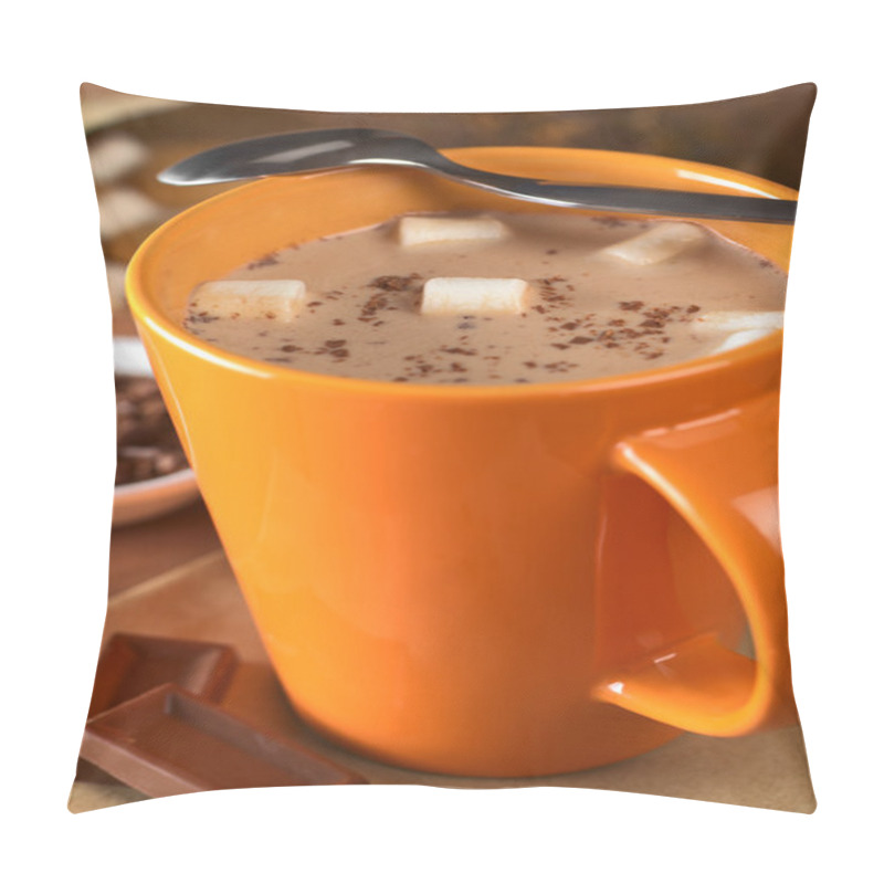 Personality  Hot Chocolate With Marshmallows Pillow Covers