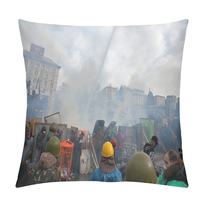 Personality  Protests In Kiev Pillow Covers