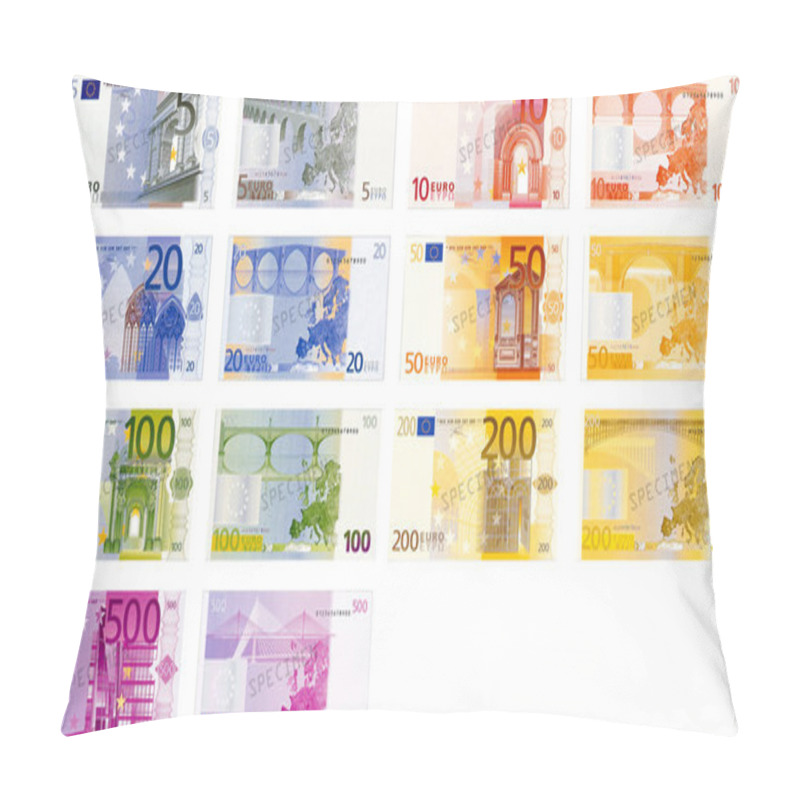 Personality  Euro Bank Notes Pack Pillow Covers