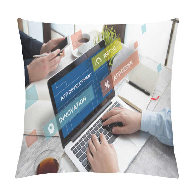 Personality  APP DEVELOPMENT CONCEPT Pillow Covers