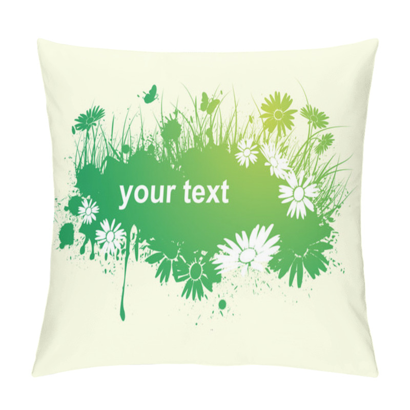 Personality  Spring Floral Banner Pillow Covers