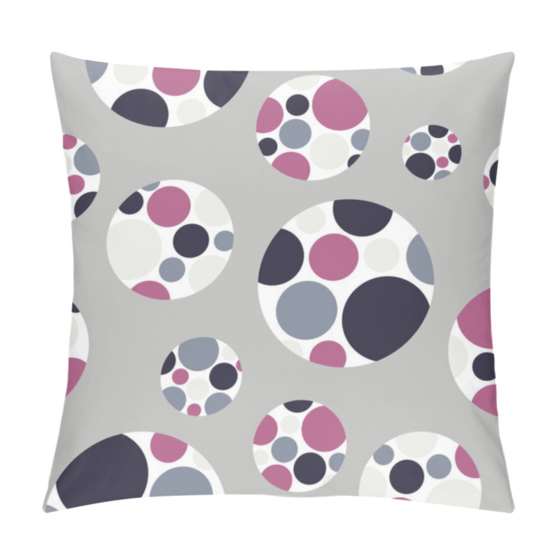 Personality  Seamless Vector Decorative Background With Circles And Polka Dots. Print. Cloth Design, Wallpaper. Pillow Covers