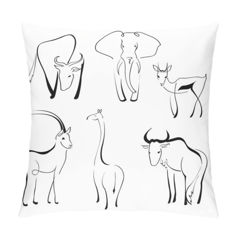 Personality  Wild Animals Pillow Covers