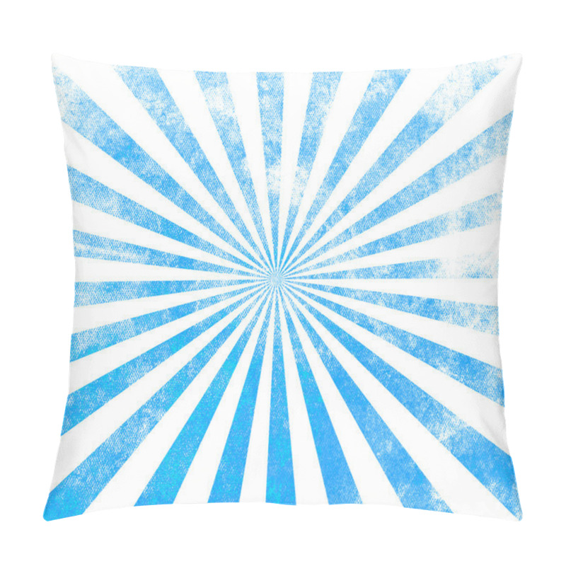 Personality  Turquoise Distressed Sun Background Pillow Covers