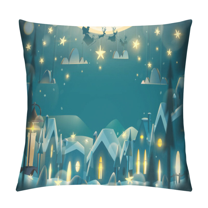 Personality  Merry Christmas Greeting Card Pillow Covers