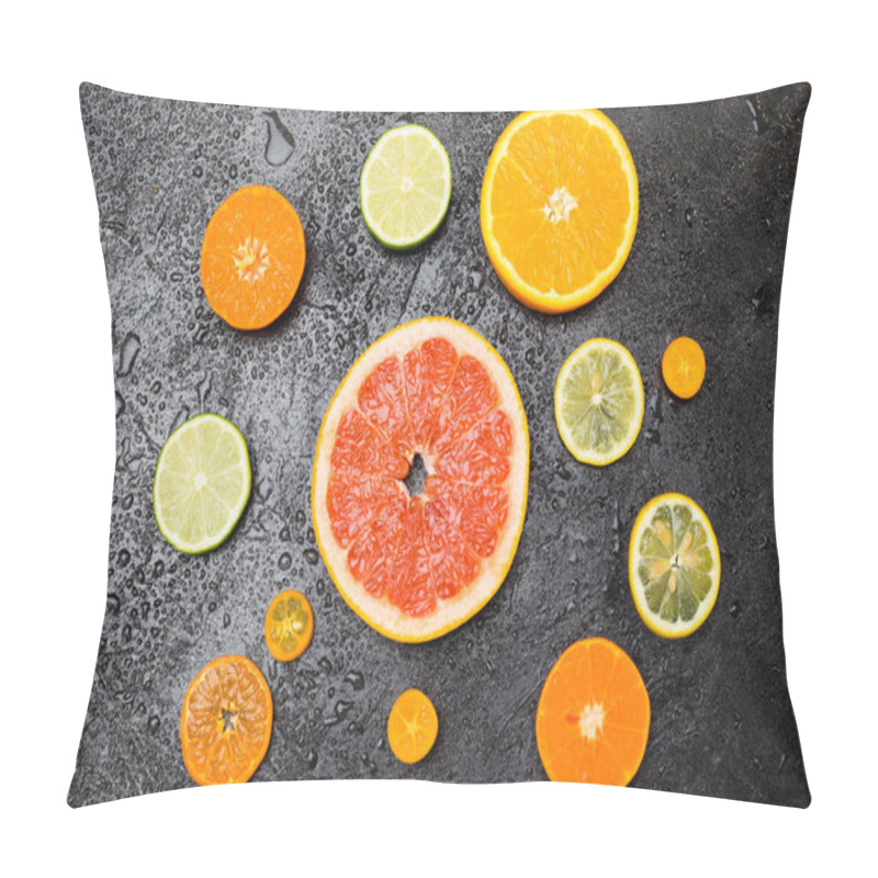 Personality  Citrus Fruits Slices Pillow Covers