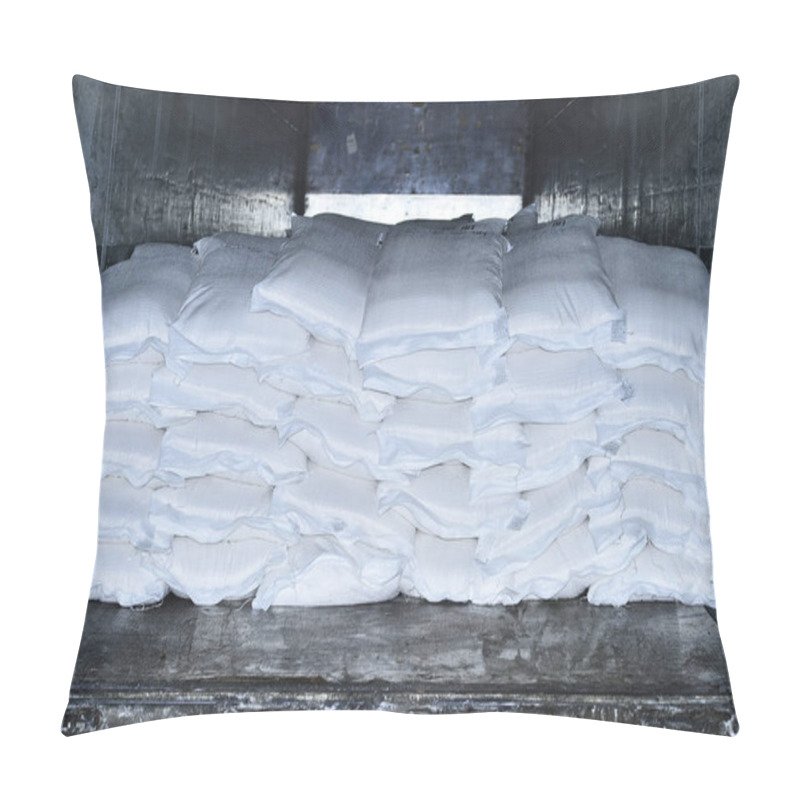 Personality  Transport Sugar And Grains In The Back Of Vehicles. Pillow Covers