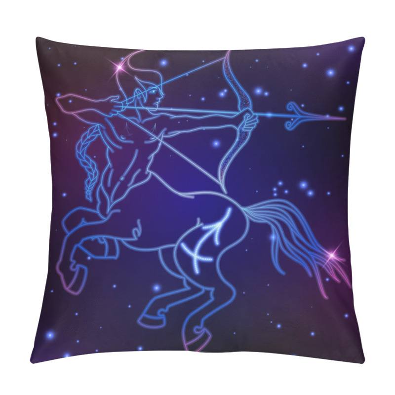 Personality  Sagittarius Zodiac Sign Pillow Covers