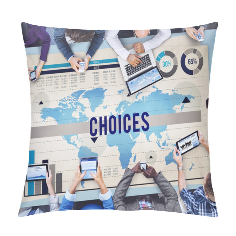 Personality  Choices Selection Option Concept Pillow Covers