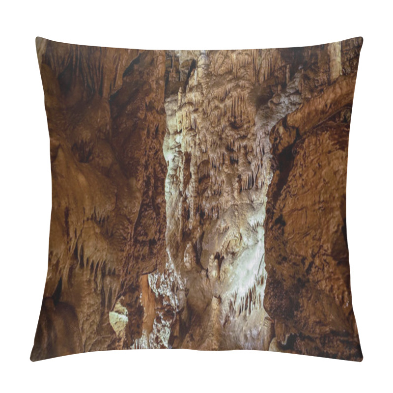 Personality  Fantastic Stalactite Caves And Wall Relief. Pillow Covers