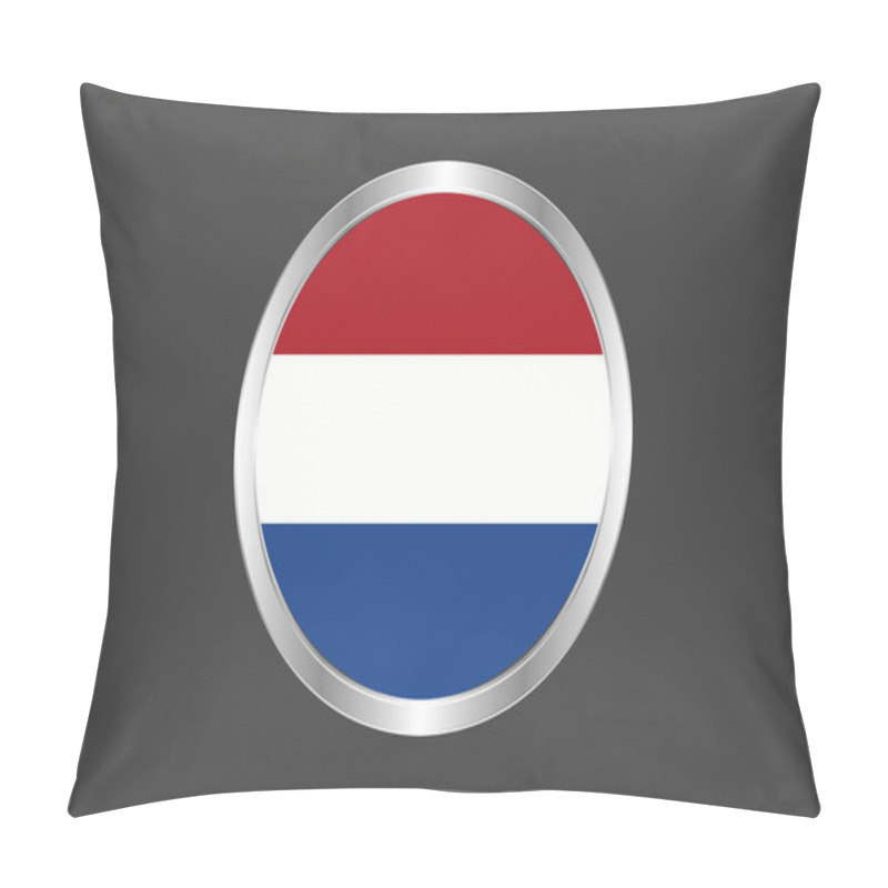 Personality  Netherlands Flag Sign, Netherlands Flag Vector Graphic, Netherlands Country Flag Is A Symbol Of Freedom, National Netherlands Flag, Vector Illustration Pillow Covers