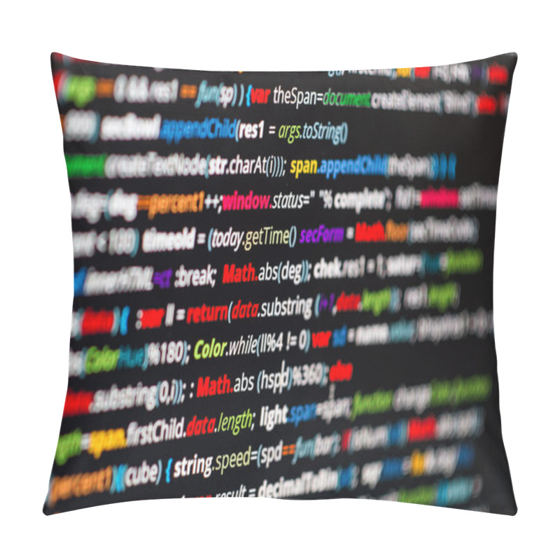 Personality  Abstract Program Code Pillow Covers