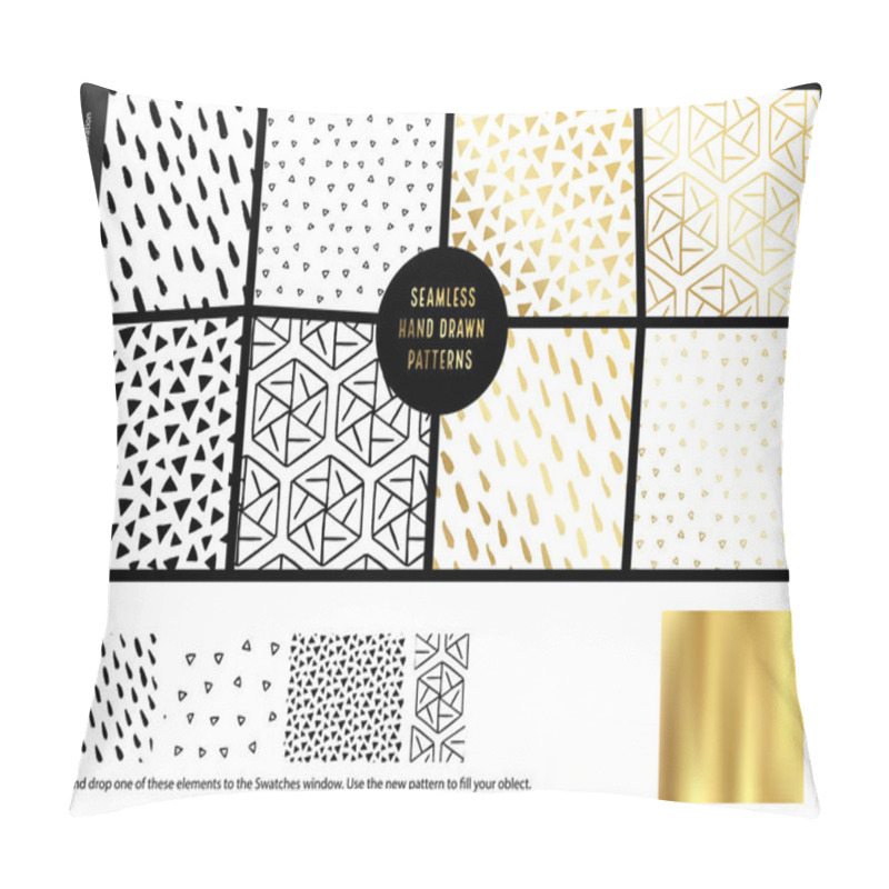 Personality  Hand Drawn Patterns - White Pillow Covers