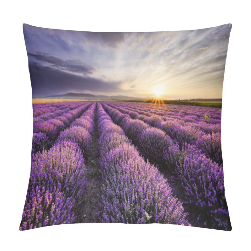 Personality  Lavender Sunrise Pillow Covers