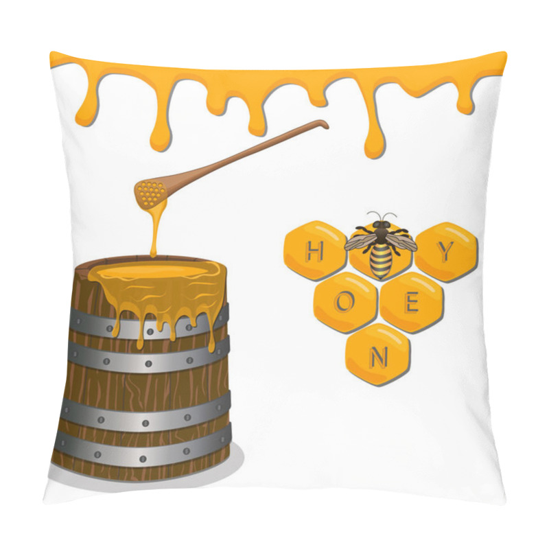 Personality  Honey In The Honeycomb Pillow Covers