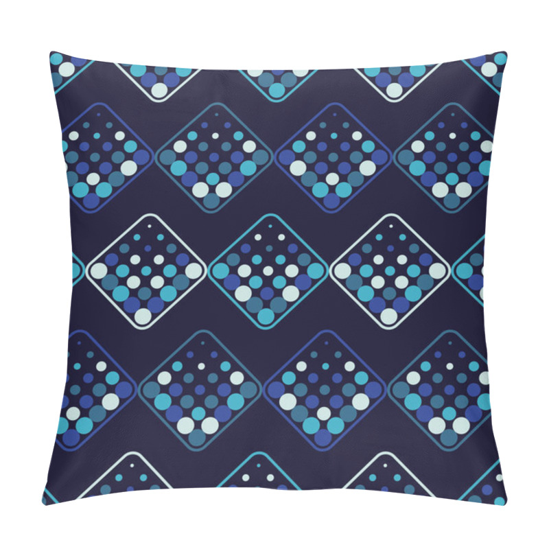 Personality  Polka Dot Seamless Pattern. Figures Of Large And Small Dots With Stroke. Geometric Background. Dots, Circles And Buttons. Can Be Used For Wallpaper, Textile, Invitation Card, Wrapping, Web Page Background. Pillow Covers