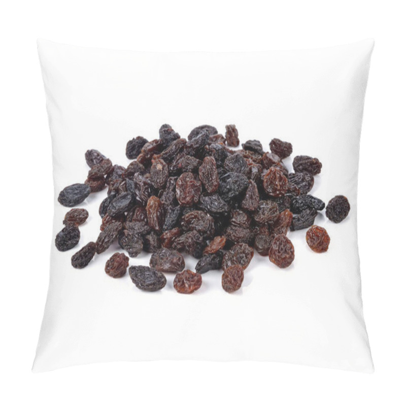 Personality  Dried Raisins On A White Background Pillow Covers