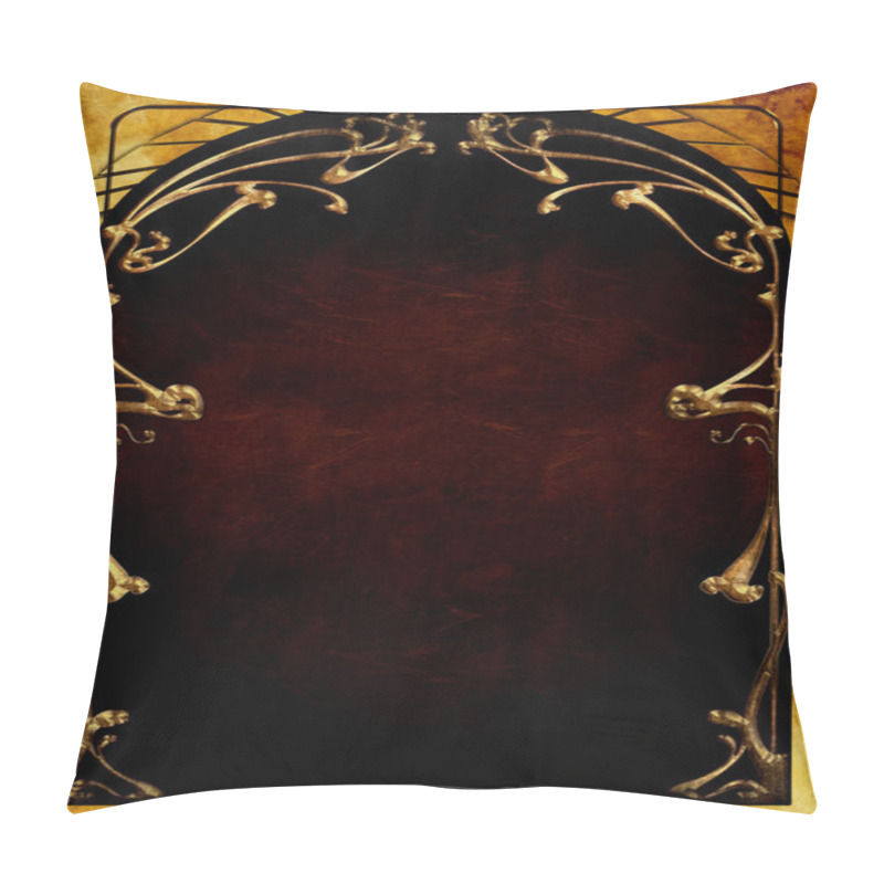 Personality  Art Nouveau Backgrounds And Frames Pillow Covers