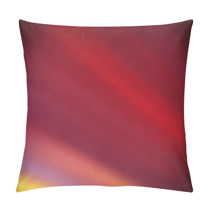 Personality  Rich Abstract Gradient Featuring Deep Red, Purple, And Yellow Hues With A Grainy Texture. Ideal For Bold Backgrounds, Wallpapers, And Artistic Designs Pillow Covers