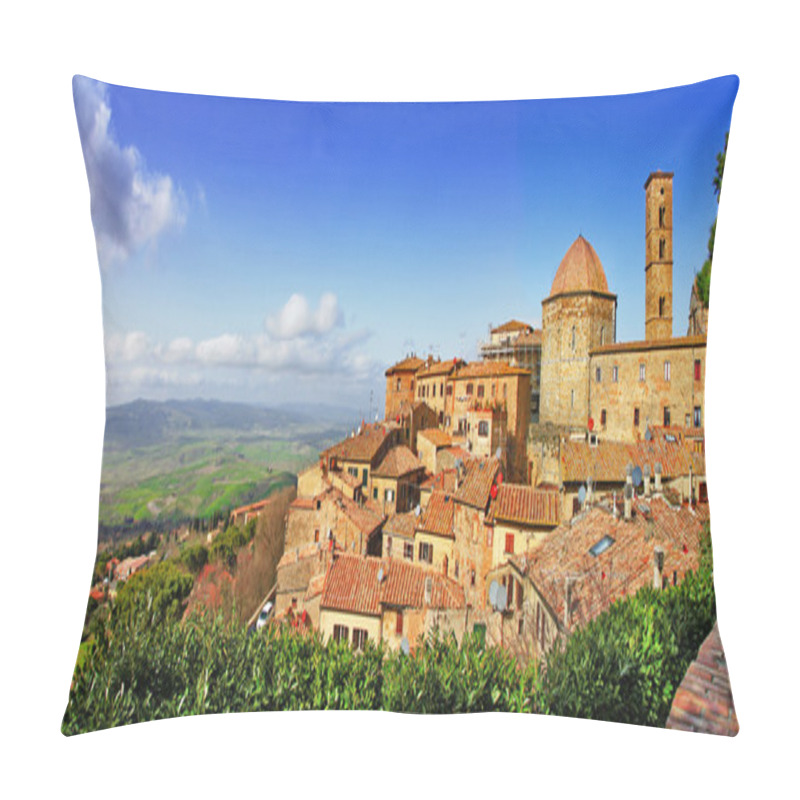 Personality  Beautiful Old Volterra - Medieval Town Of Tuscany, Italy Pillow Covers