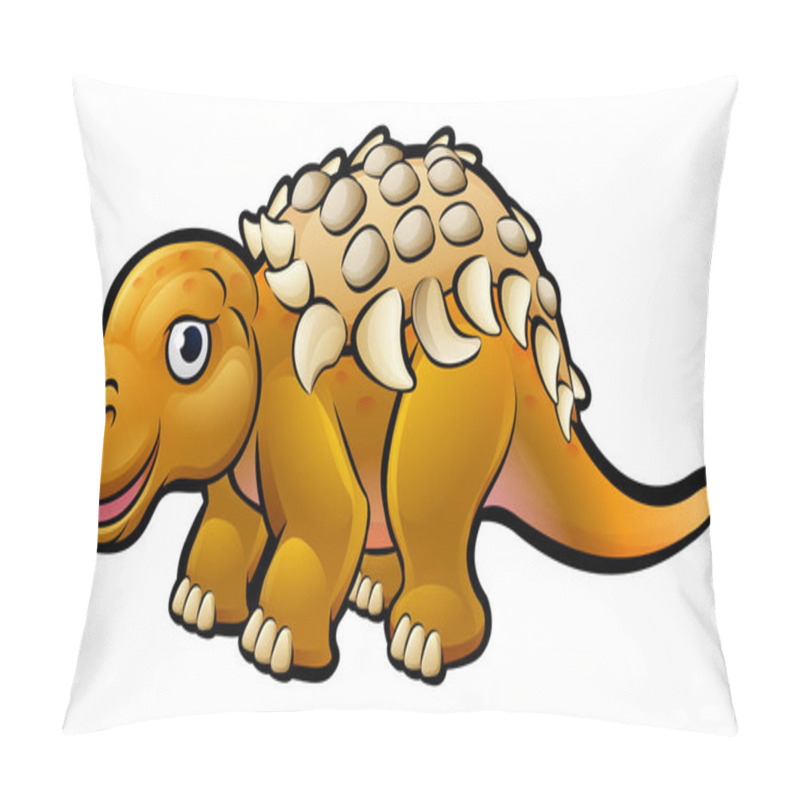 Personality  Ankylosaurus Dinosaur Cartoon Character Pillow Covers