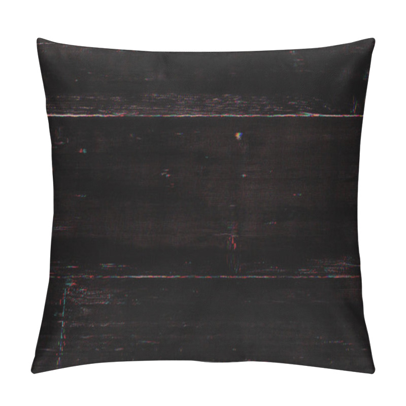 Personality  Black Glitch Abstract Effect Texture Background Pillow Covers