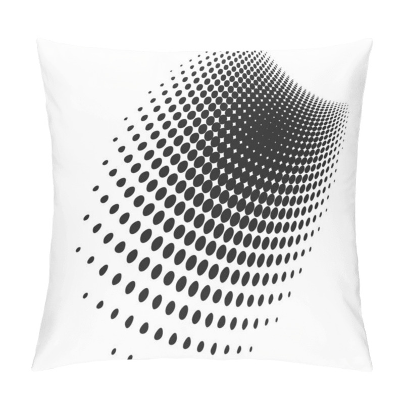 Personality  Abstract Halftone Background.Business Presentation Concept. Pillow Covers