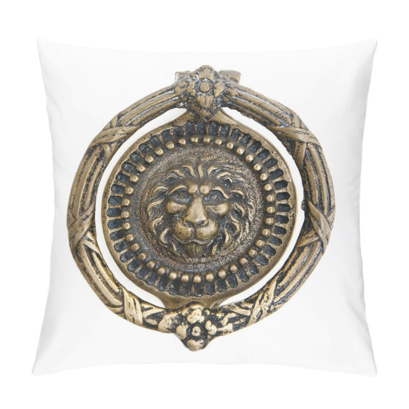 Personality  Bronze Door Knocker Pillow Covers