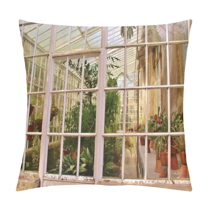 Personality  View Of Architecture, Facades Of Buildings, And Garden Of The Palace Complex Quinta Da Regaleira, Sintra, Portugal Pillow Covers