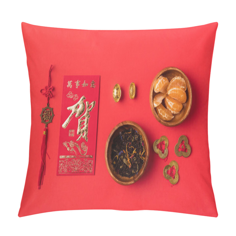 Personality  Chinese Decorations And Tangerines Pillow Covers