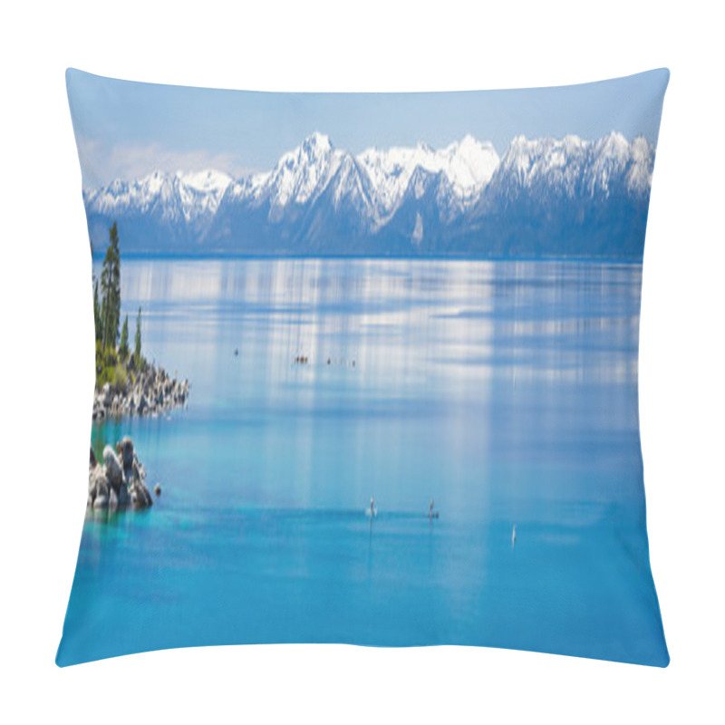 Personality  Paddle Boarding Lake Tahoe Pillow Covers