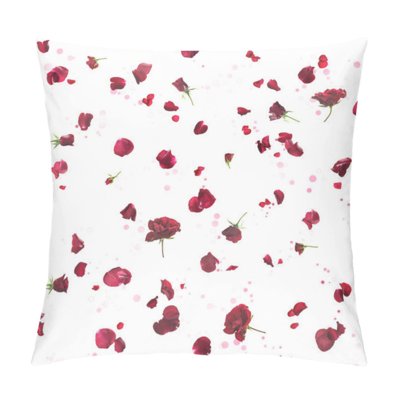 Personality  Seamless Dark Roses And Bokeh Pillow Covers