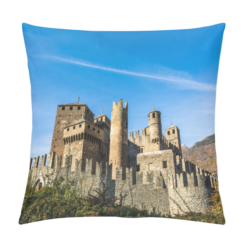 Personality  The Fenis Castle In Aosta Valley, Italy Pillow Covers