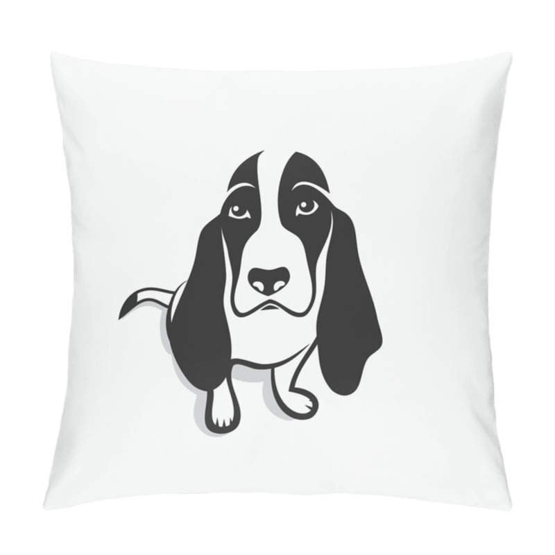 Personality  Cute Basset Hound Dog Pillow Covers