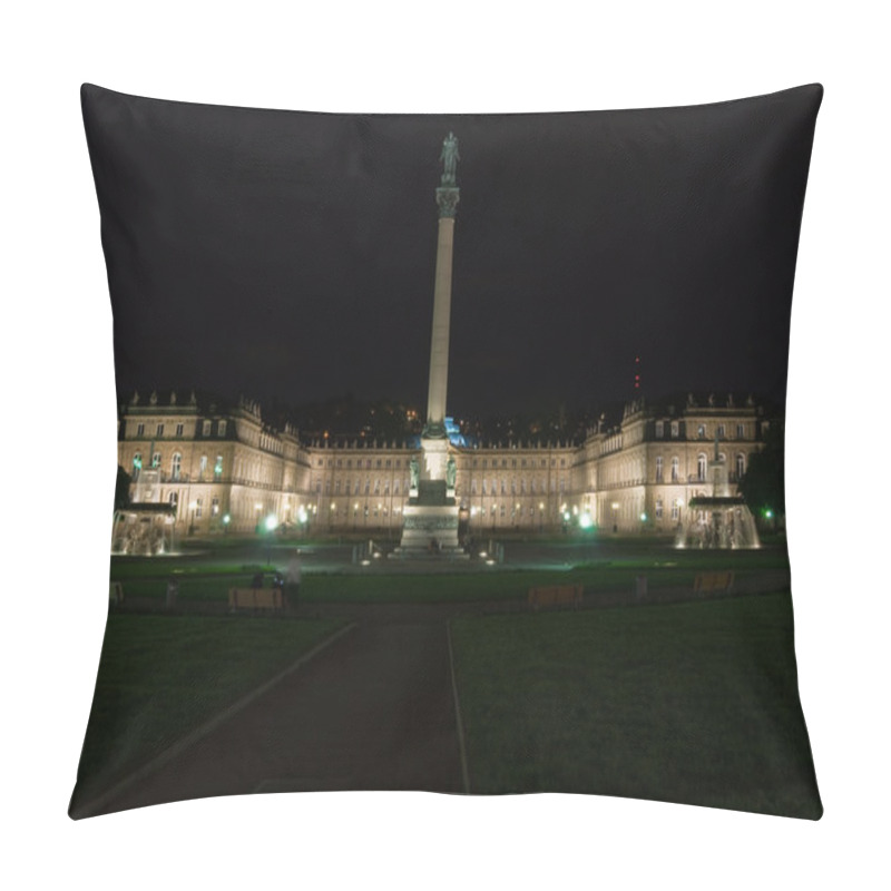 Personality  Schlossplatz Castle At Night Pillow Covers