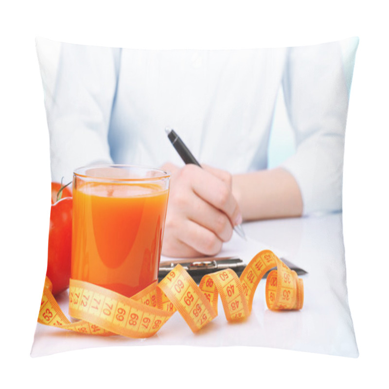 Personality  Doctor Writing Diet Plan Pillow Covers