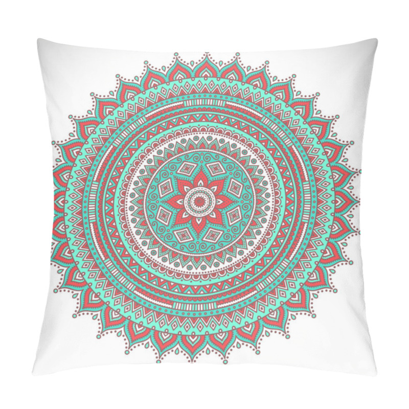 Personality  Vector Indian Mandala Pillow Covers